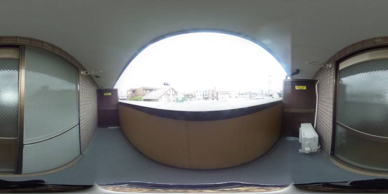 パノラマ画像バルコニー