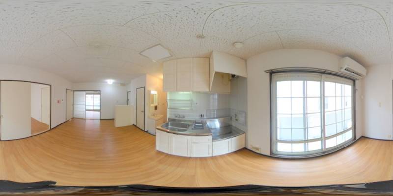 パノラマ画像キッチン