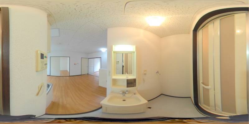 パノラマ画像洗面所