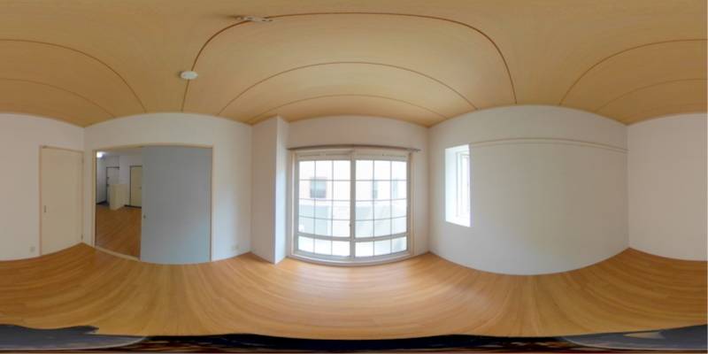 パノラマ画像洋室