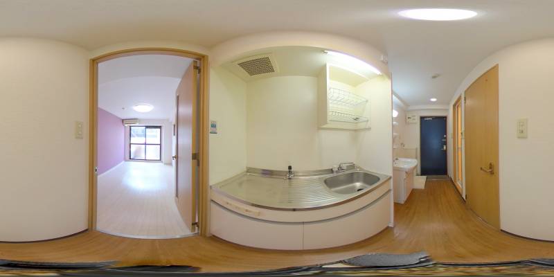 パノラマ画像キッチン