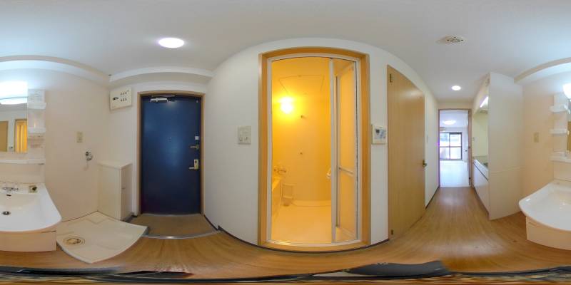 パノラマ画像洗面所