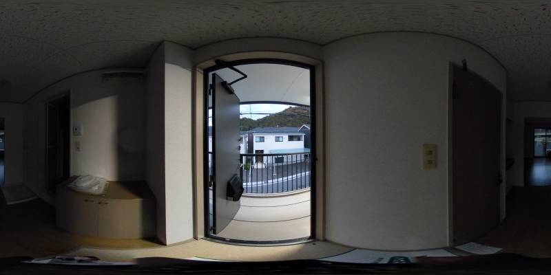 パノラマ画像玄関