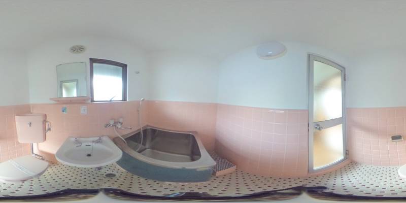 パノラマ画像バスルーム