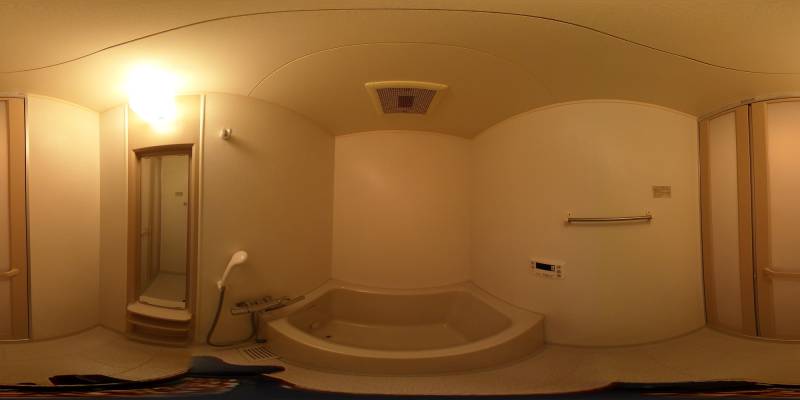 パノラマ画像バスルーム