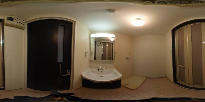 パノラマ画像洗面所