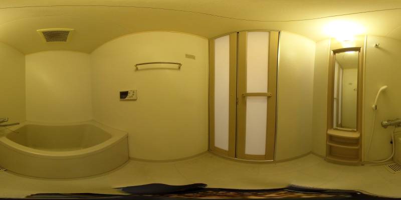 パノラマ画像バスルーム