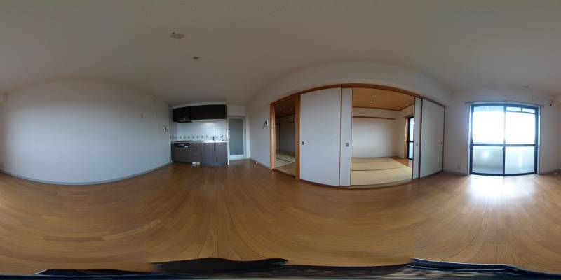 パノラマ画像リビング