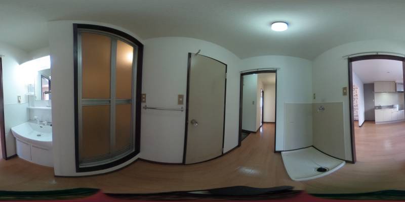 パノラマ画像洗面所