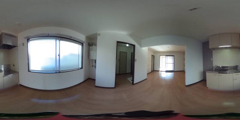 パノラマ画像キッチン