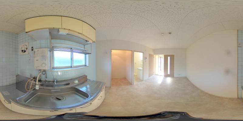 パノラマ画像キッチン