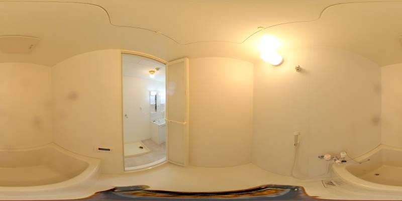 パノラマ画像バスルーム