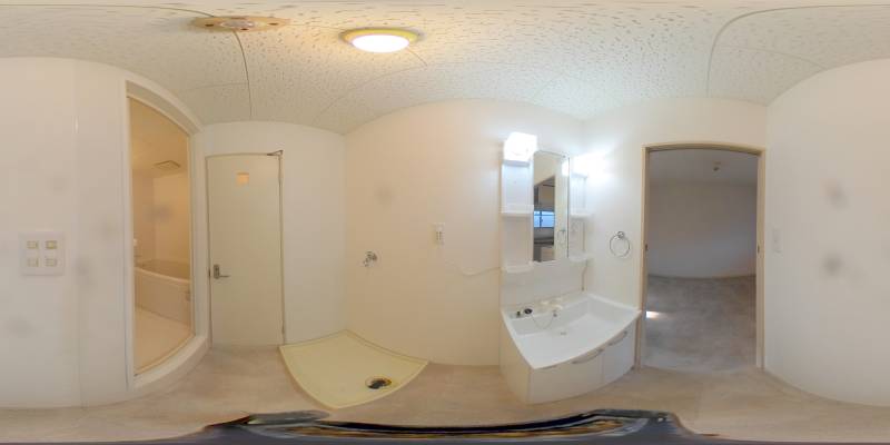 パノラマ画像洗面所