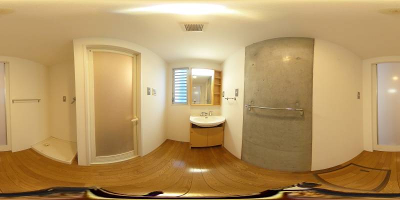 パノラマ画像洗面所