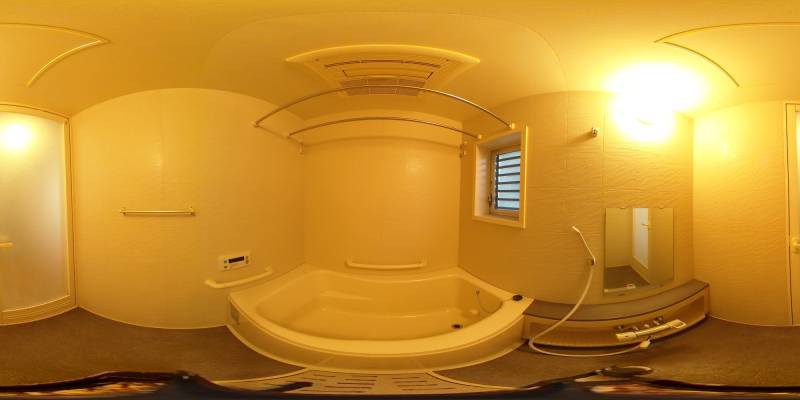 パノラマ画像バスルーム