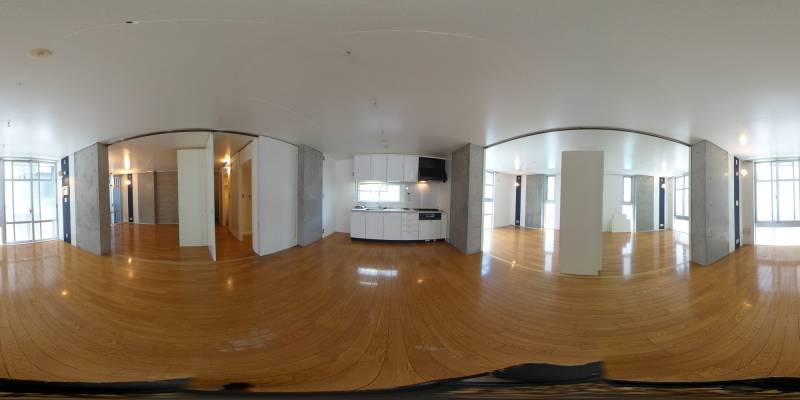 パノラマ画像リビング