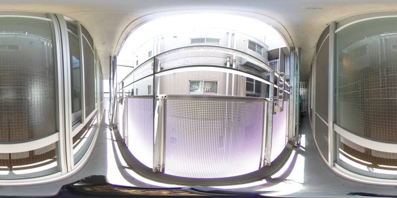 パノラマ画像バルコニー