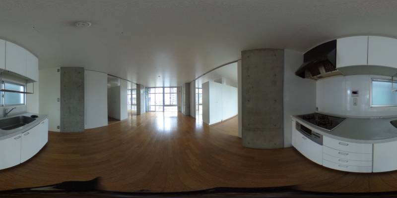 パノラマ画像キッチン