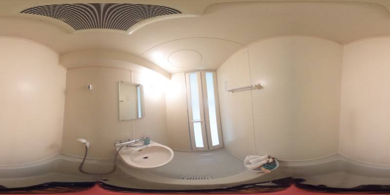 パノラマ画像バスルーム