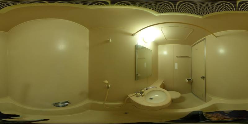 パノラマ画像バスルーム