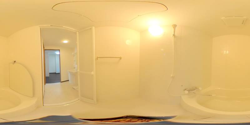 パノラマ画像バスルーム