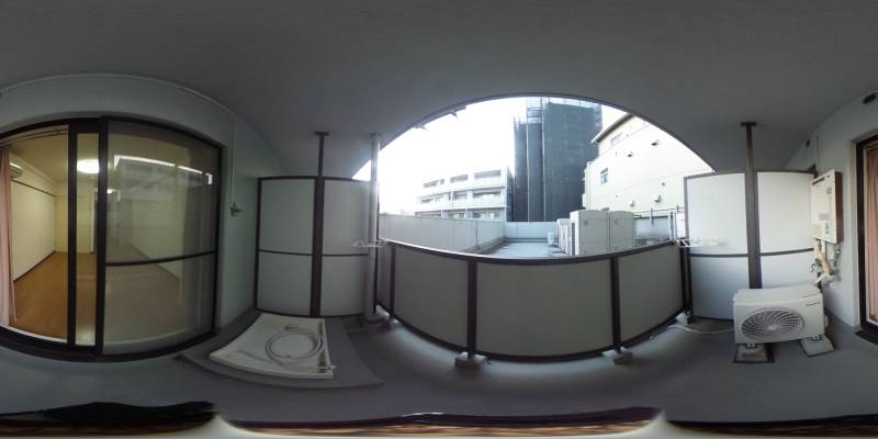 パノラマ画像バルコニー