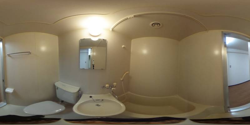 パノラマ画像バスルーム