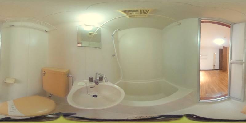 パノラマ画像バスルーム