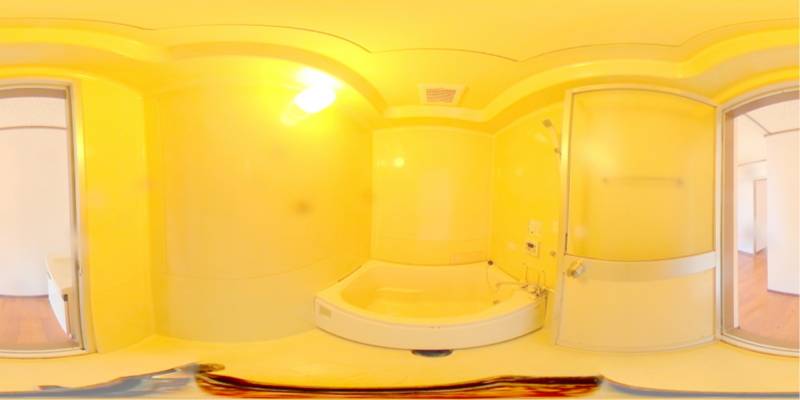 パノラマ画像バスルーム