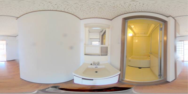 パノラマ画像洗面所