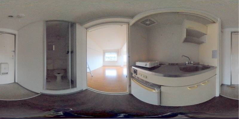 パノラマ画像キッチン