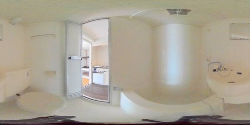 パノラマ画像バスルーム