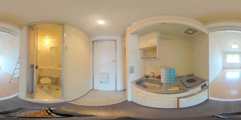 パノラマ画像キッチン