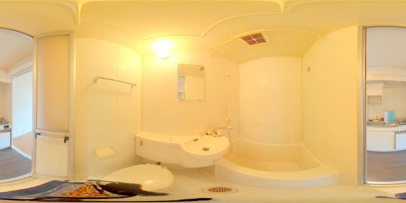 パノラマ画像バスルーム