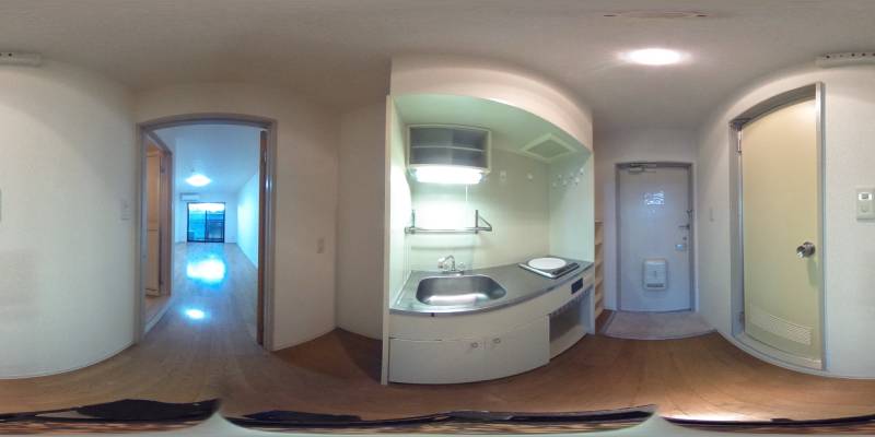 パノラマ画像キッチン