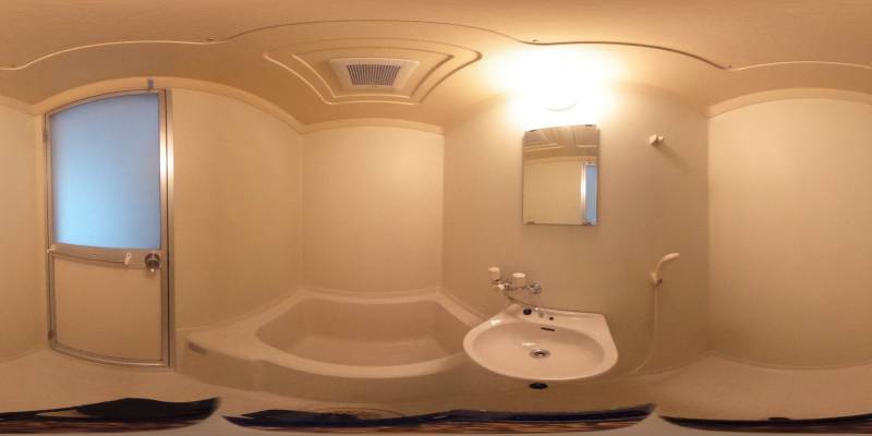 パノラマ画像バスルーム