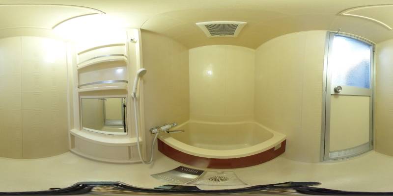 パノラマ画像バスルーム