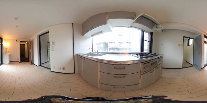 パノラマ画像キッチン