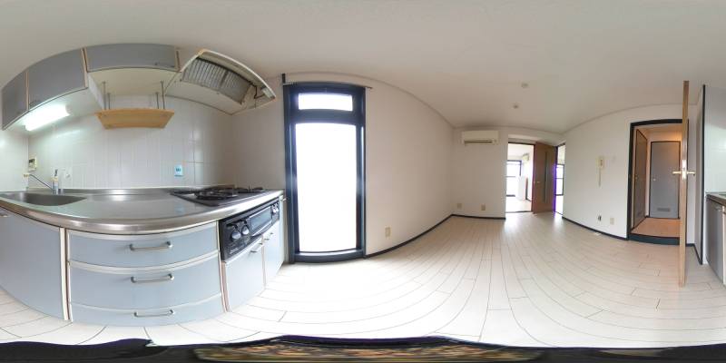 パノラマ画像キッチン