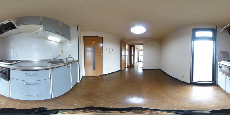 パノラマ画像キッチン