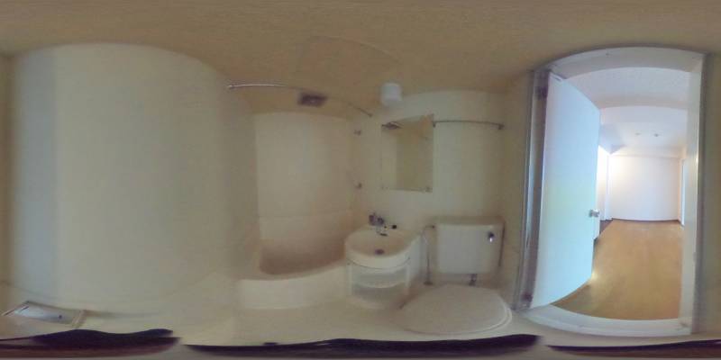 パノラマ画像バスルーム