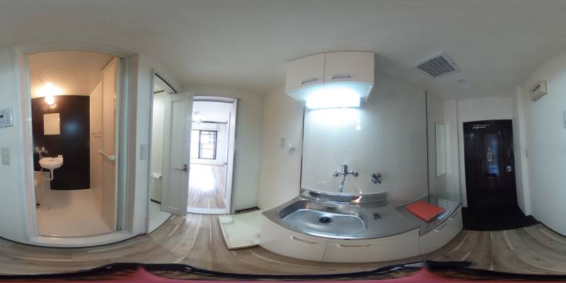 パノラマ画像キッチン