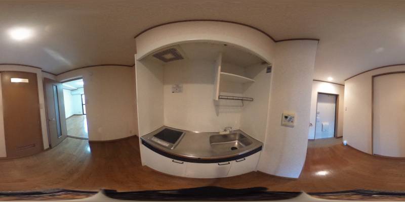 パノラマ画像キッチン