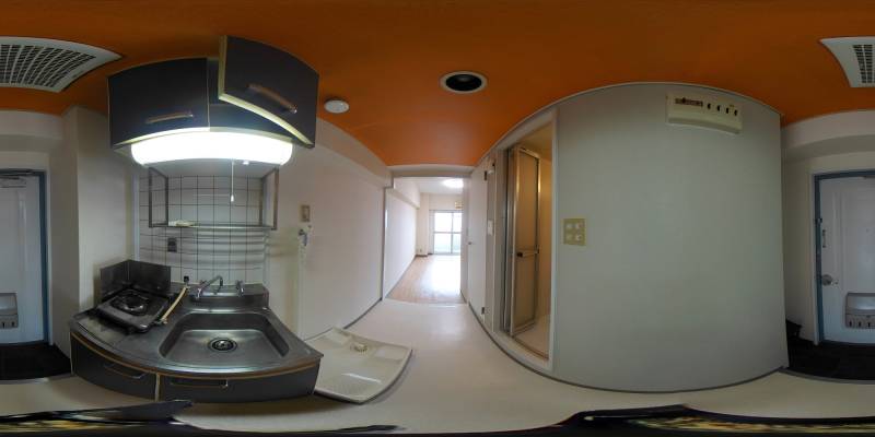 パノラマ画像キッチン