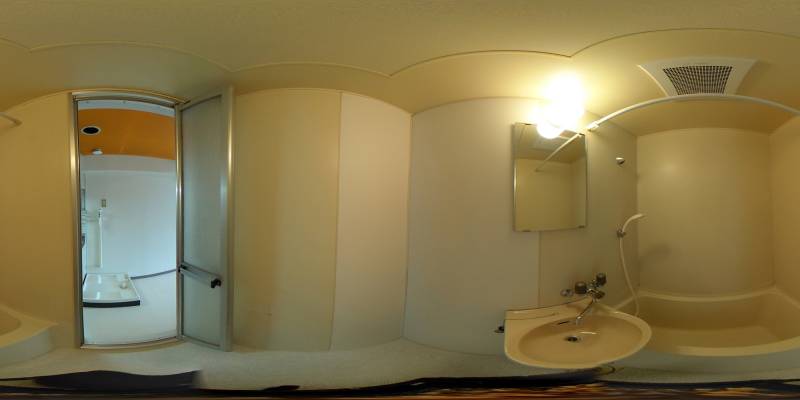 パノラマ画像バスルーム