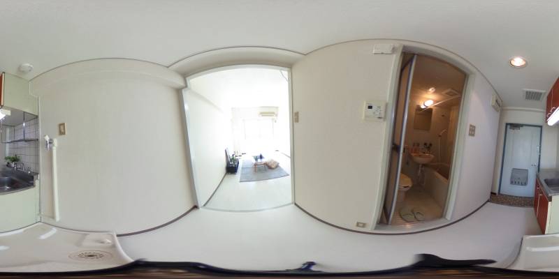 パノラマ画像キッチン