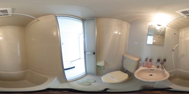 パノラマ画像バスルーム