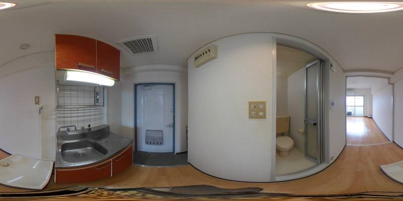 パノラマ画像キッチン