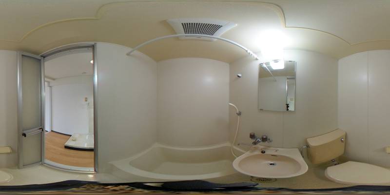 パノラマ画像バスルーム