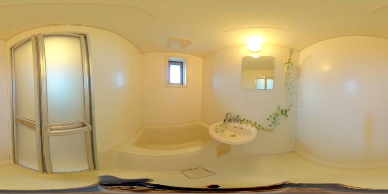 パノラマ画像バスルーム